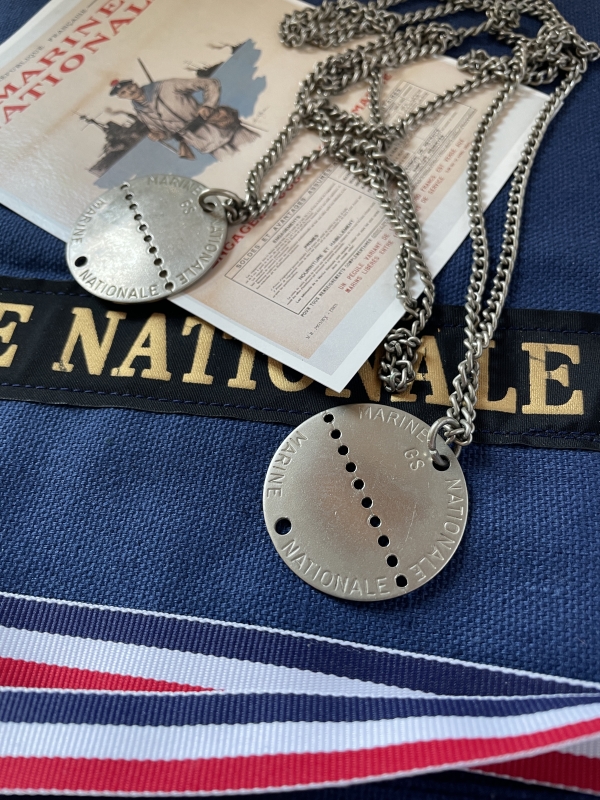 Marine Nationale Dog Tag